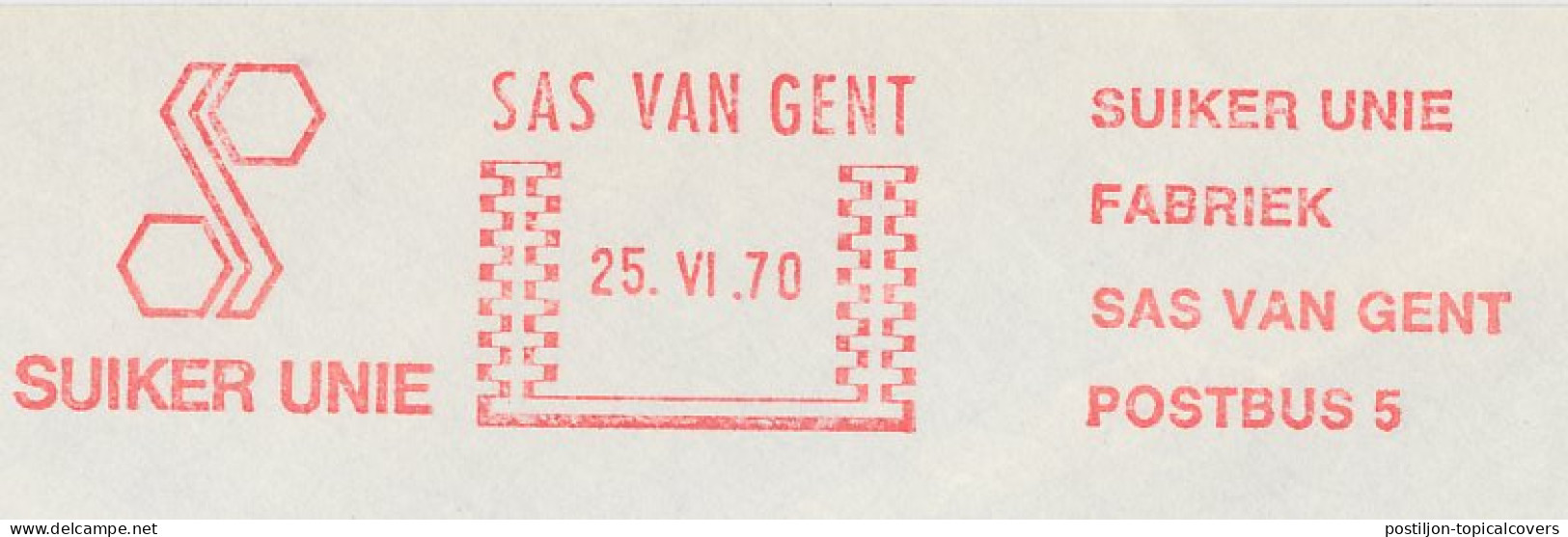 Meter Cover Netherlands 1970 Sugar Union - Sas Van Gent - Alimentation