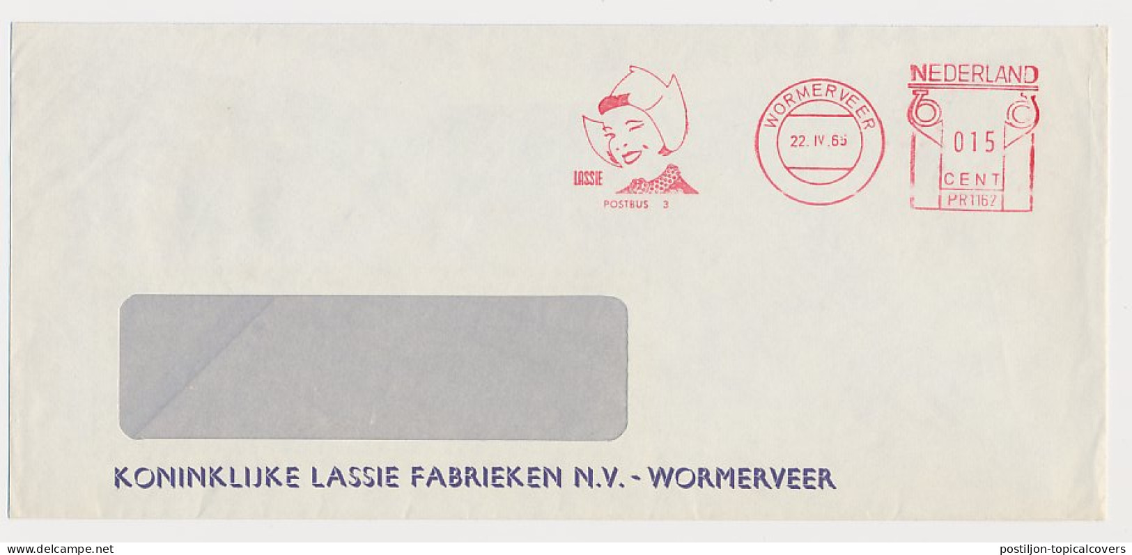 Meter Cover Netherlands 1965 Traditional Dress - Costume - Wormerveer - Other & Unclassified