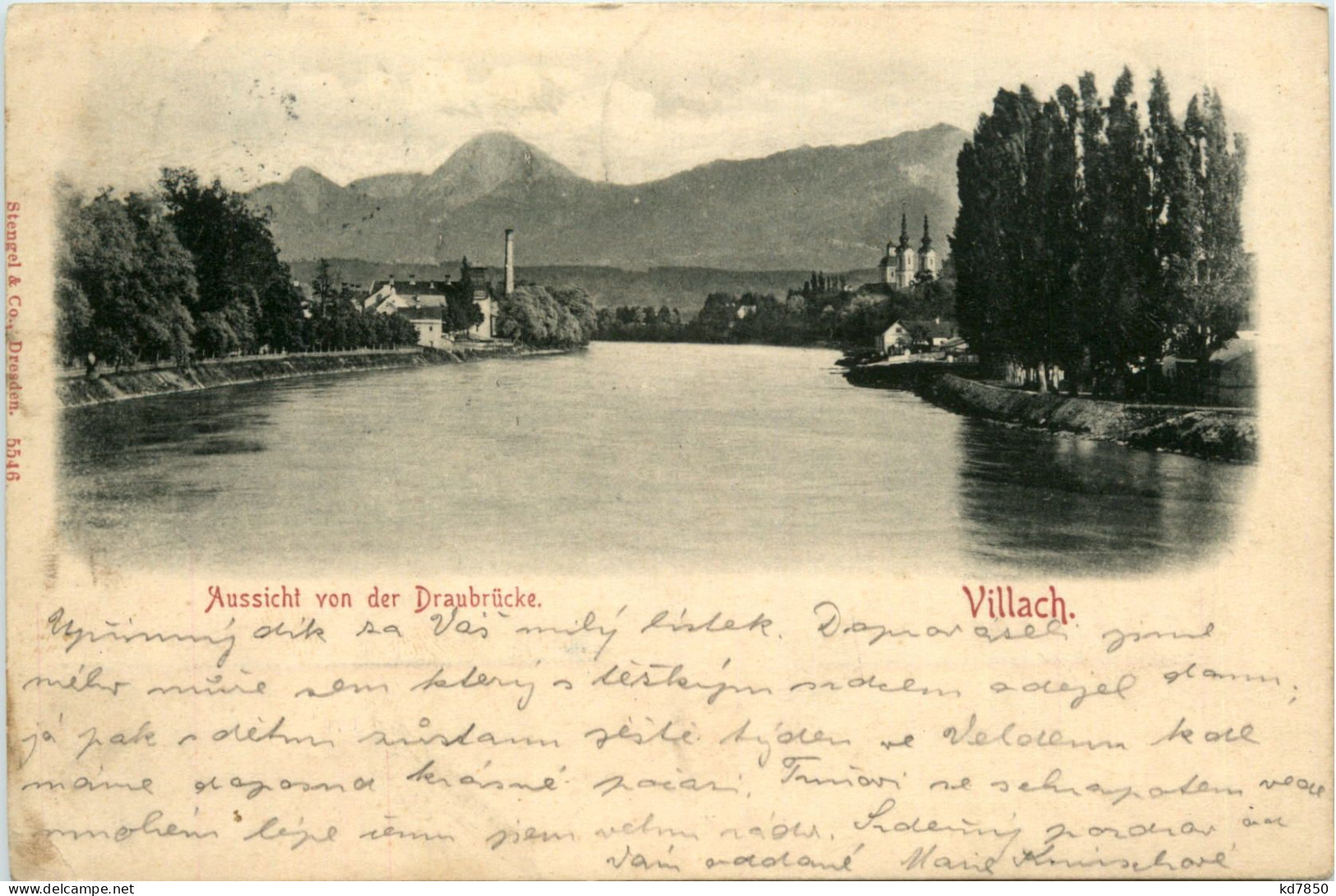 Villach, Aussicht Von Der Draubrücke - Villach