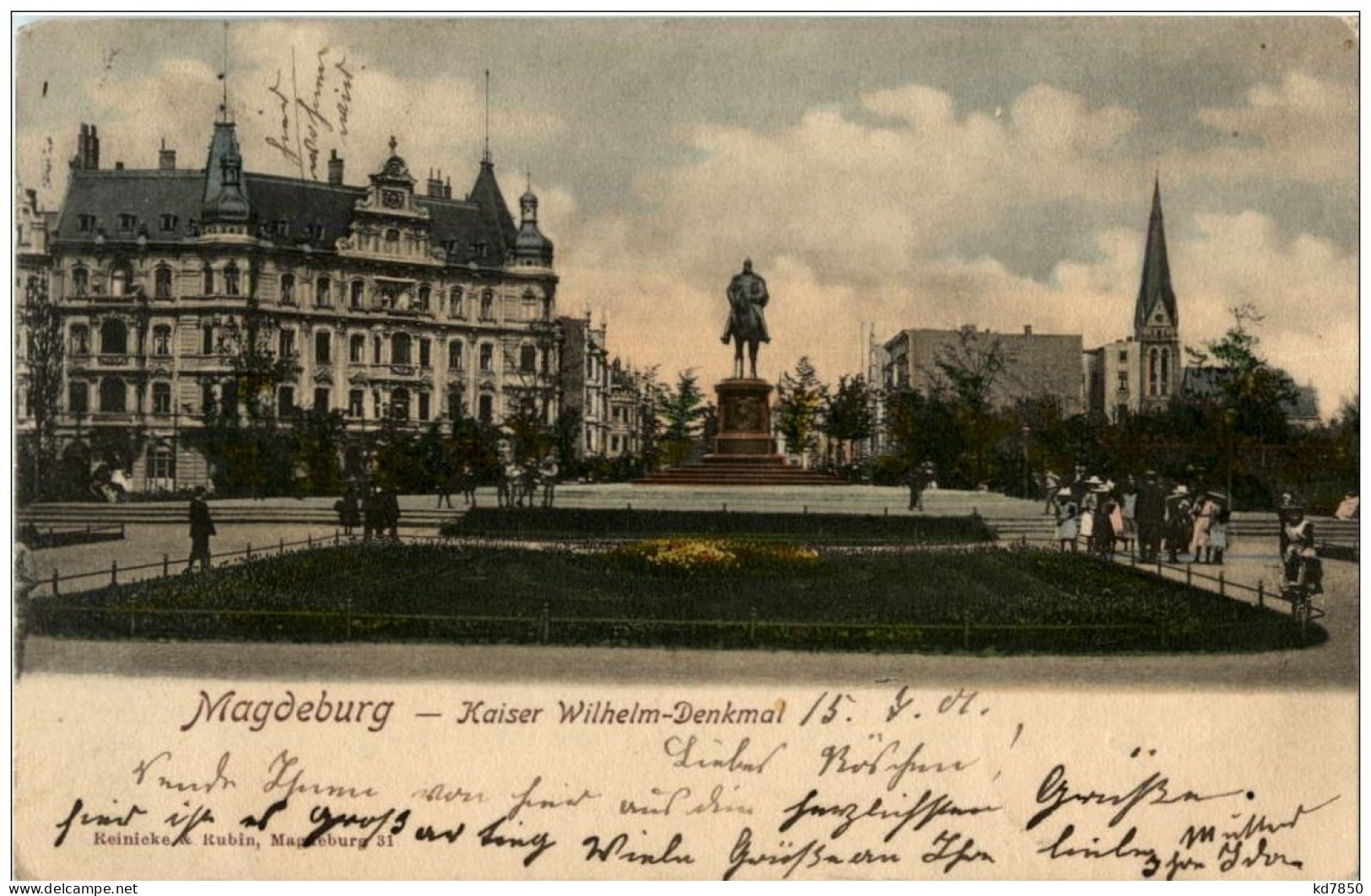 Magdeburg - Kaiser Wilhelm Denkmal - Maagdenburg