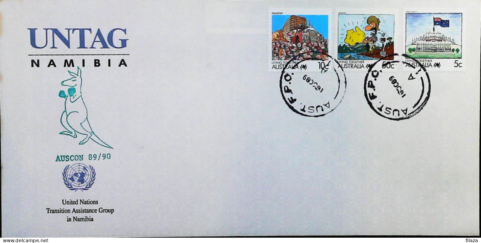 Italy - Military - Army Post Office In Namibia - United Nations Transition Assistance - Australia - S6705 - 1991-00: Poststempel