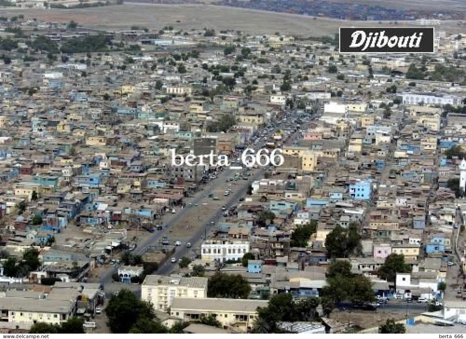 Djibouti City Aerial View New Postcard - Djibouti