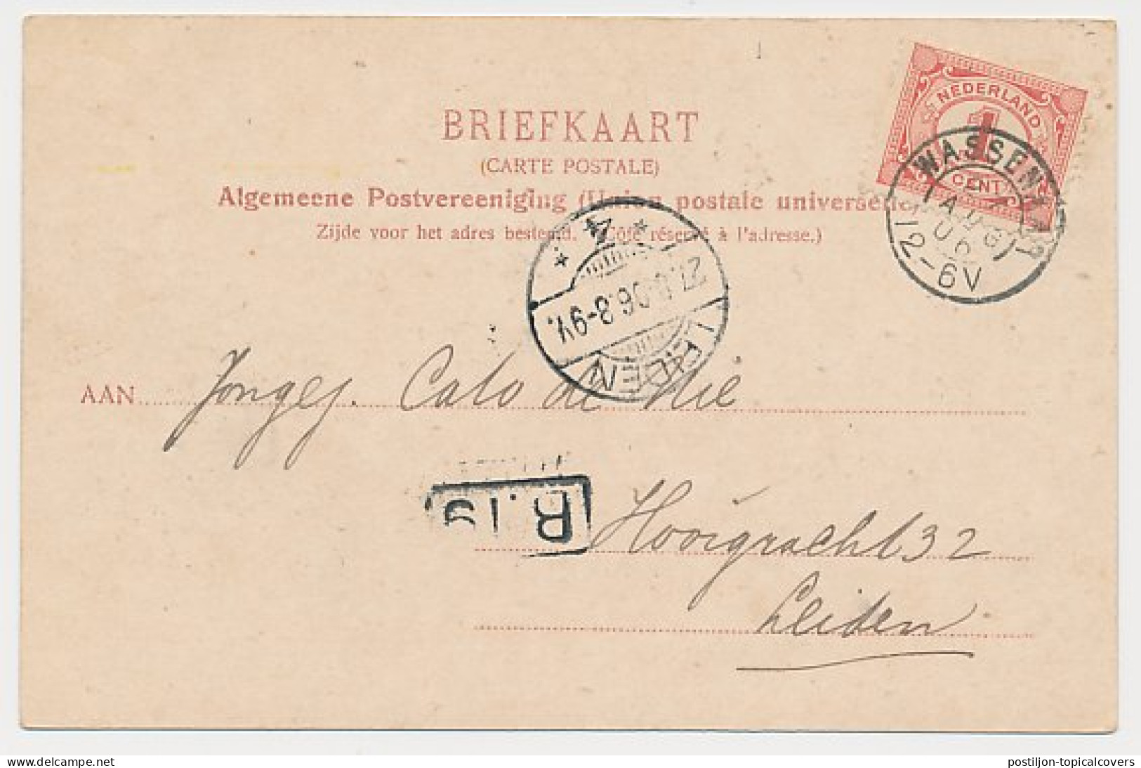 Kleinrondstempel Wassenaar 1906 - Unclassified