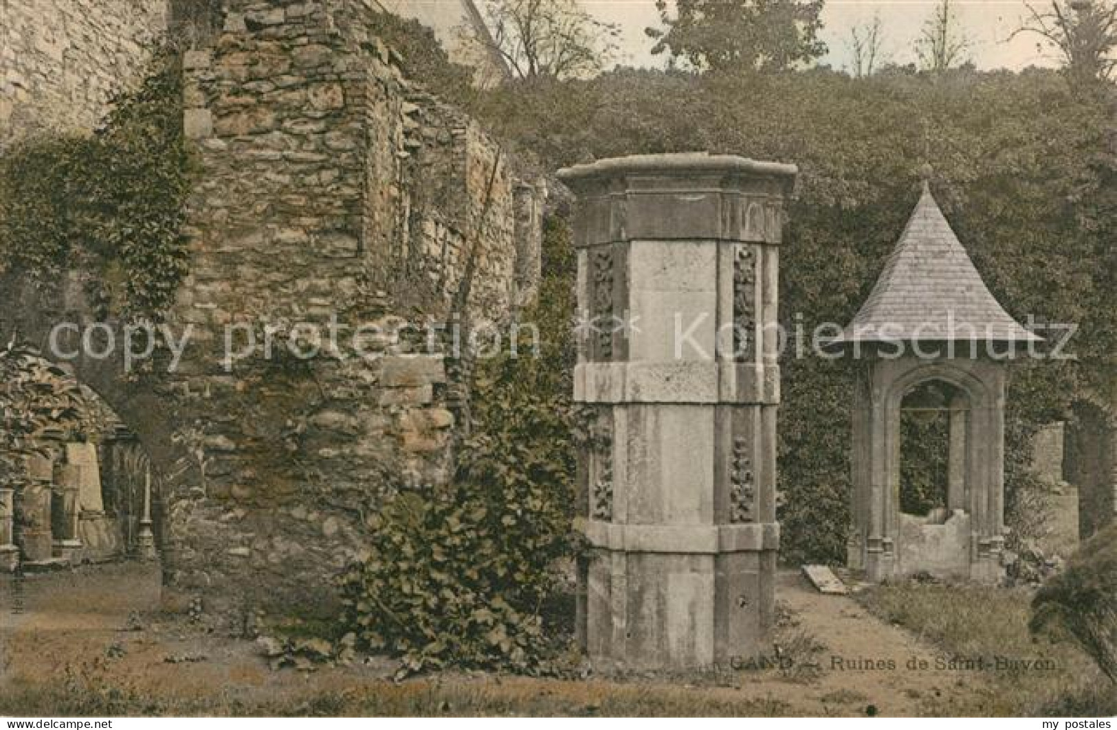 73337242 Gand Belgien Ruines De Saint Buvon Gand Belgien - Sonstige & Ohne Zuordnung