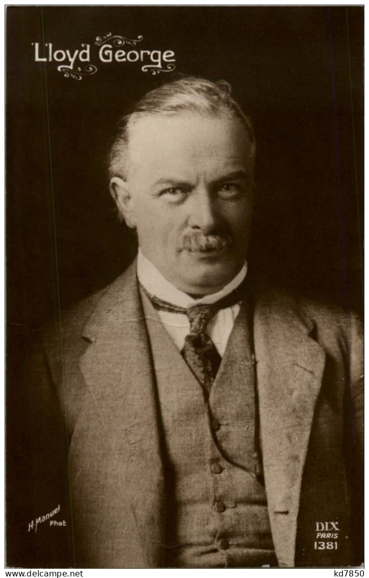 Lloyd George - Hommes Politiques & Militaires