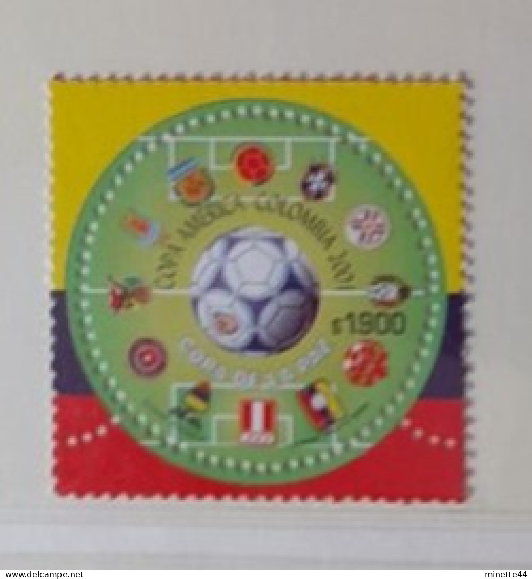COLOMBIE COLOMBIA MNH** 2001 FOOTBALL FUSSBALL SOCCER CALCIO VOETBAL FUTBOL FUTEBOL FOOT FOTBAL - Unused Stamps