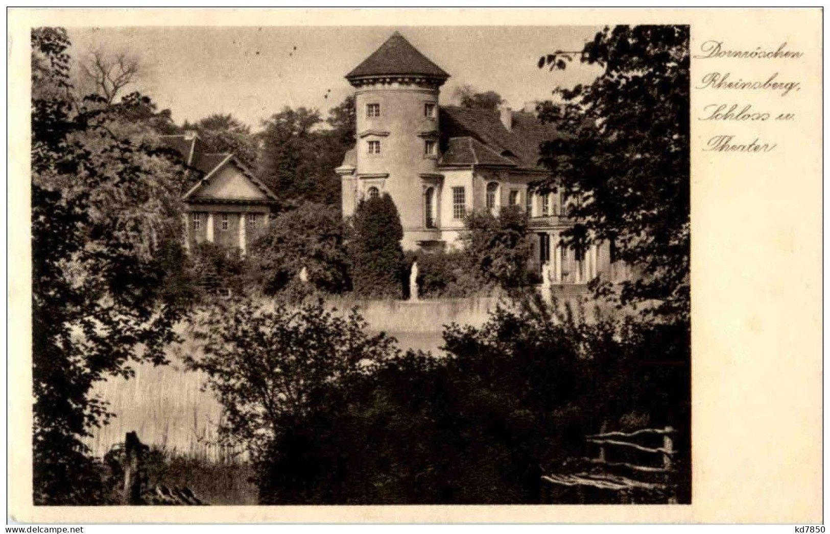 Rheinsberg - Schloss Und Theater - Rheinsberg