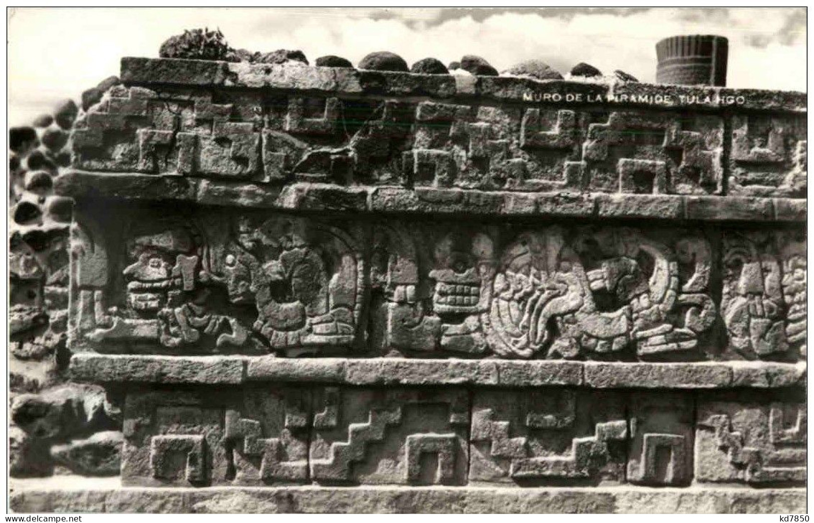 Muro De La Piramide - Tula Hgo - Mexique