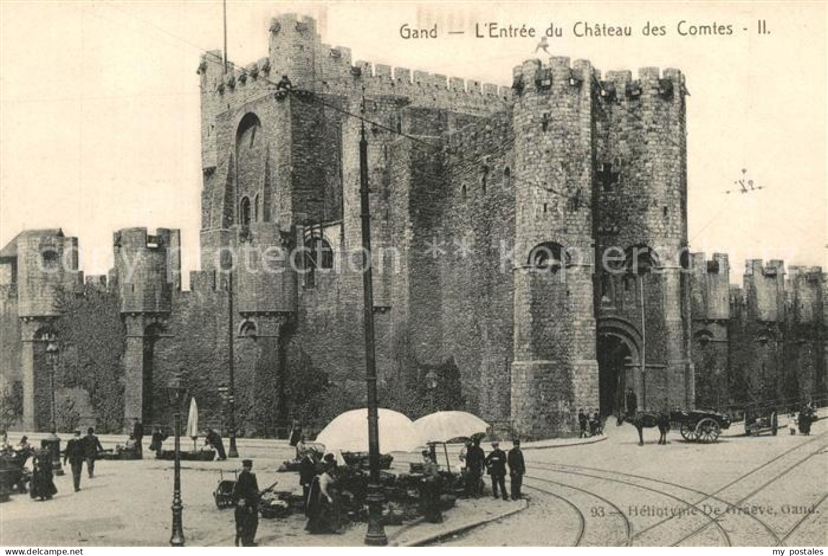73337181 Gand Belgien Entrée Du Chateau Des Comtes Gand Belgien - Autres & Non Classés