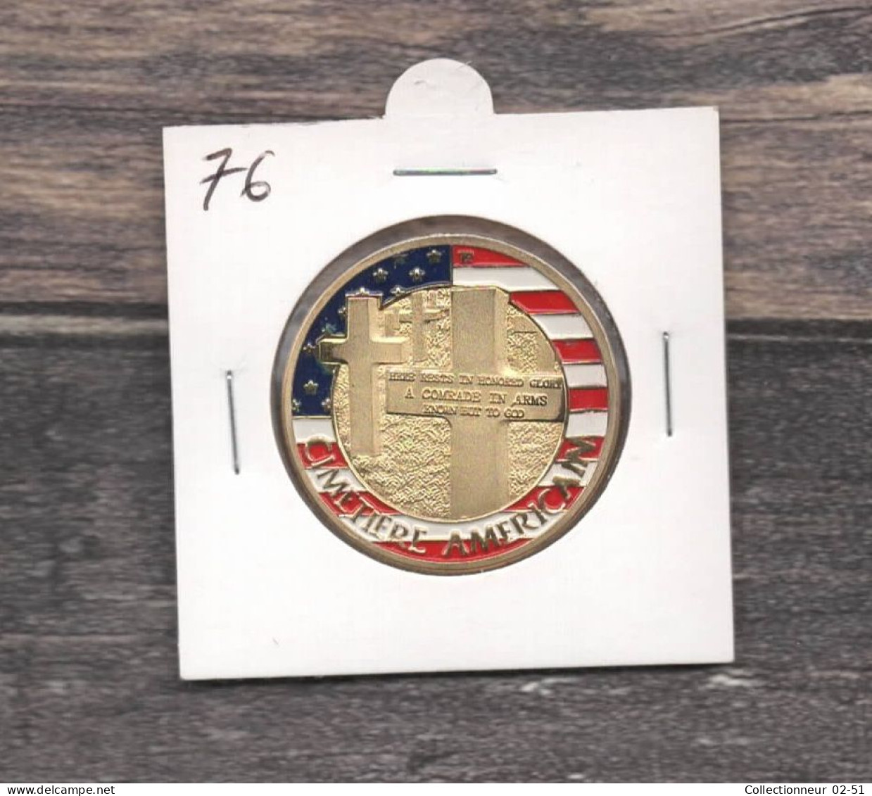 Médaille Souvenirs : Cimetière Américain - Otros & Sin Clasificación