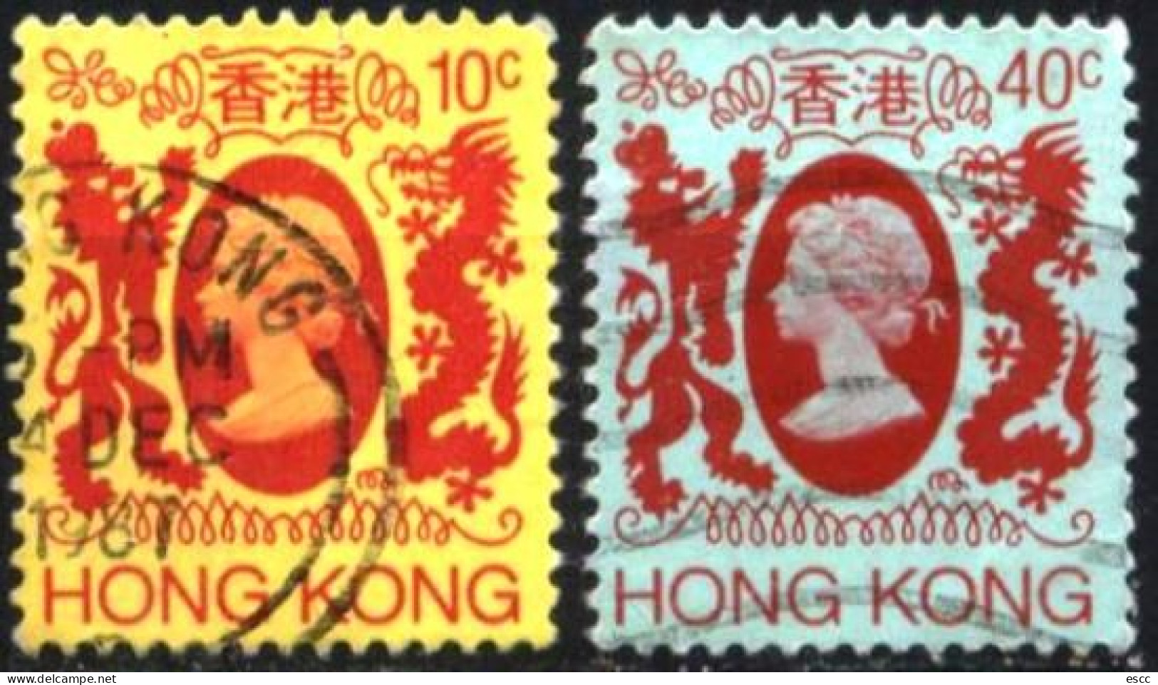 Used Stamps  Queen Elizabeth II 1982 From Hong Kong - Koniklijke Families