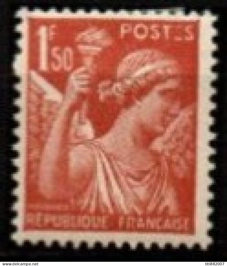 FRANCE   -  1944 .  Y&T N° 652 *.  E  De Postes Maculé - Nuovi