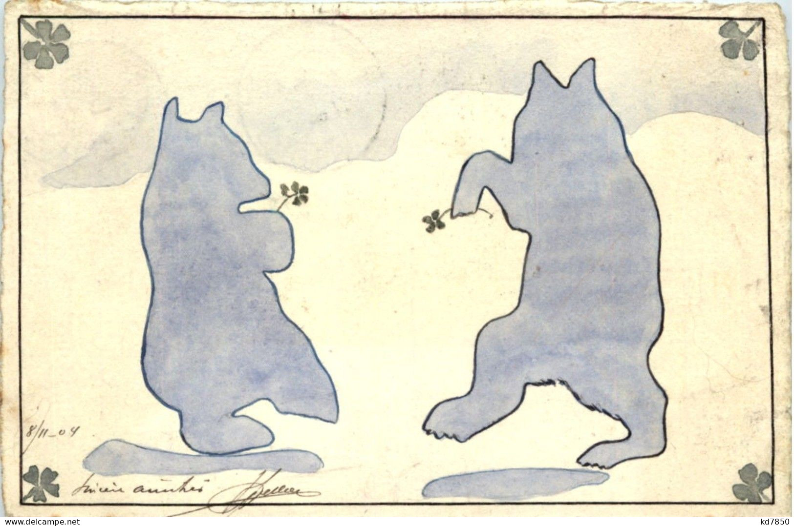 Bär - Künstlerkarte - Beren