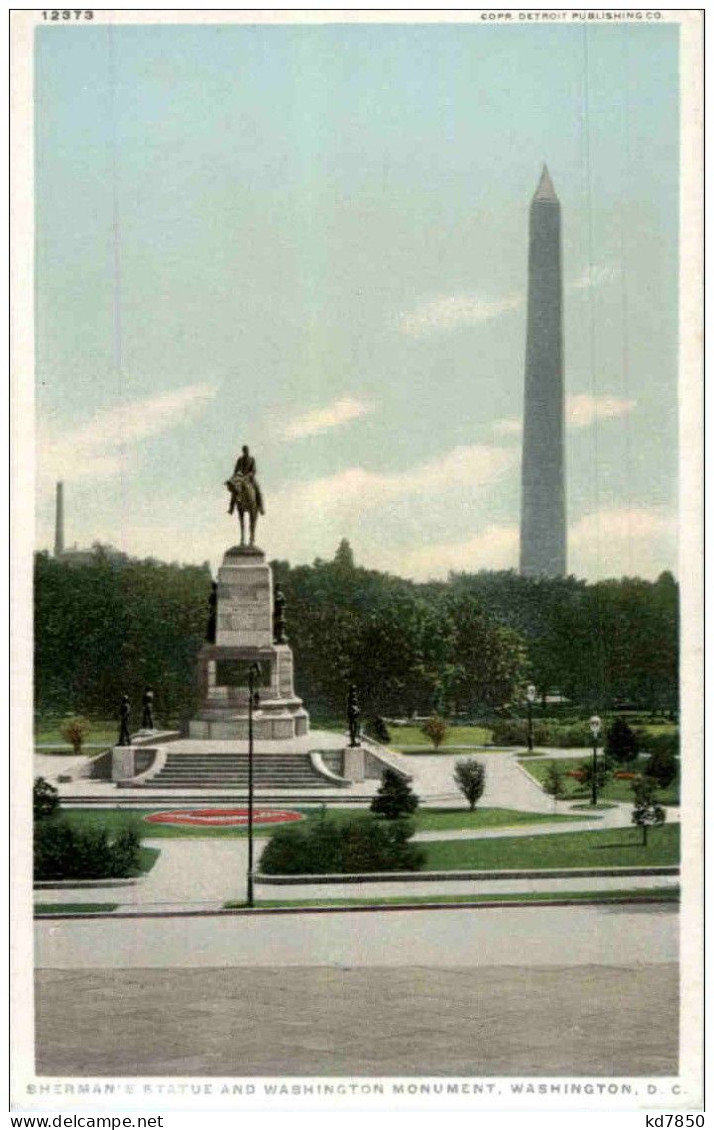 Washington DC - Sherman Statue - Washington DC