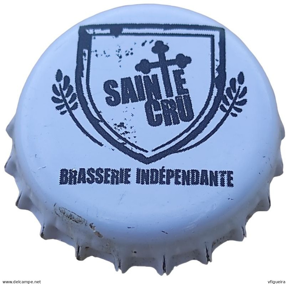 France Capsule Bière Crown Cap Beer Sainte Cru Brasserie Indépendante SU - Cerveza