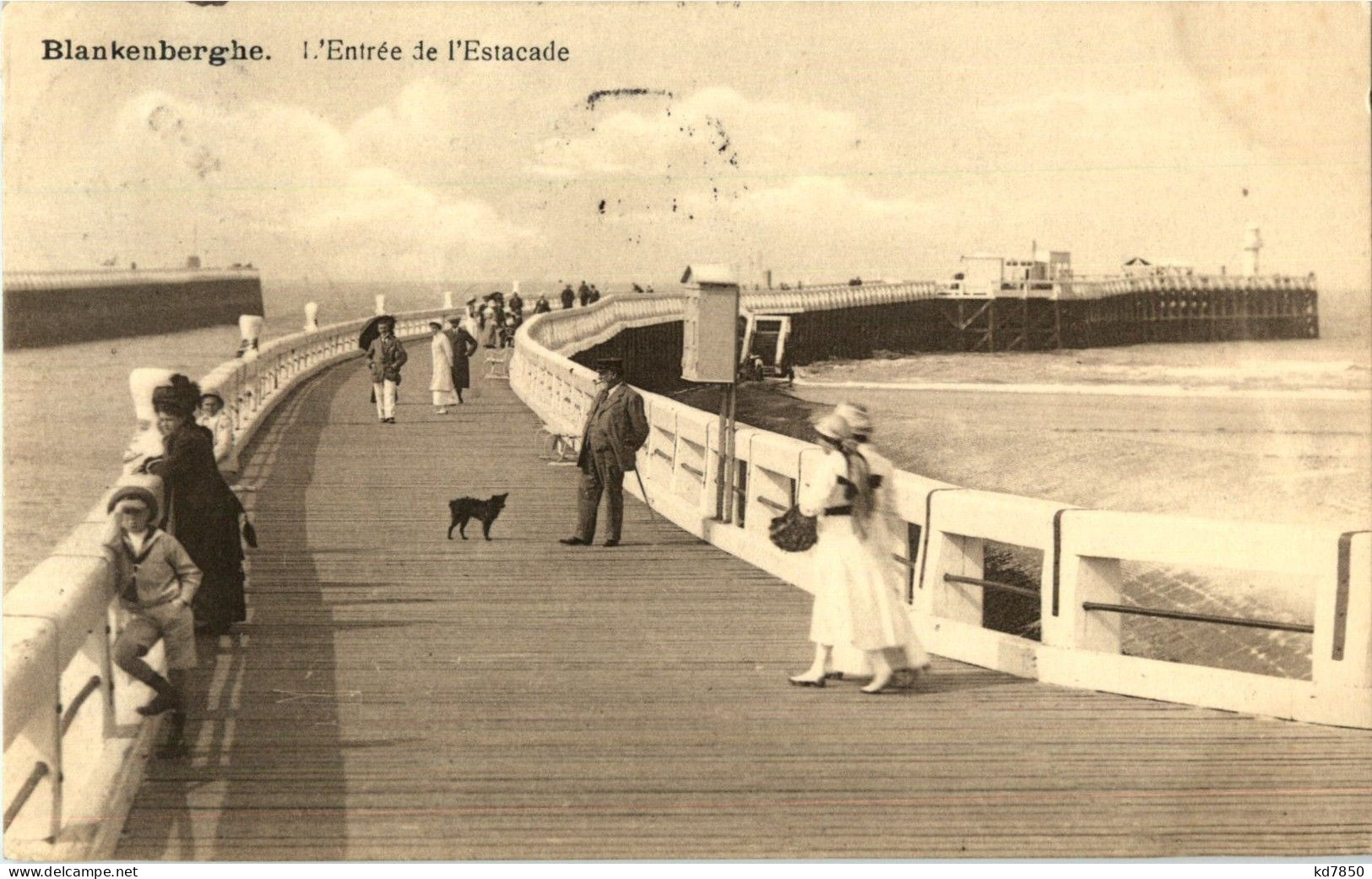 Blankenberghe - L Entree De L Estacade - Blankenberge