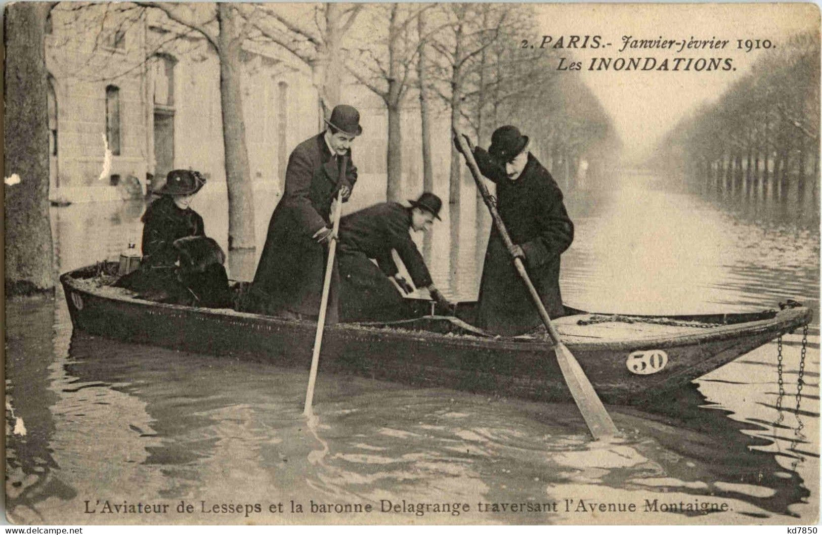 Paris - Inondations 1910 - Inondations De 1910