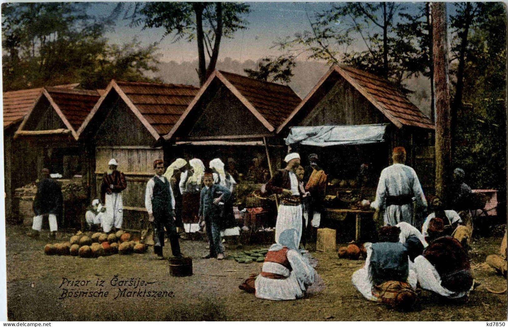 Bosnische Marktszene - Bosnië En Herzegovina