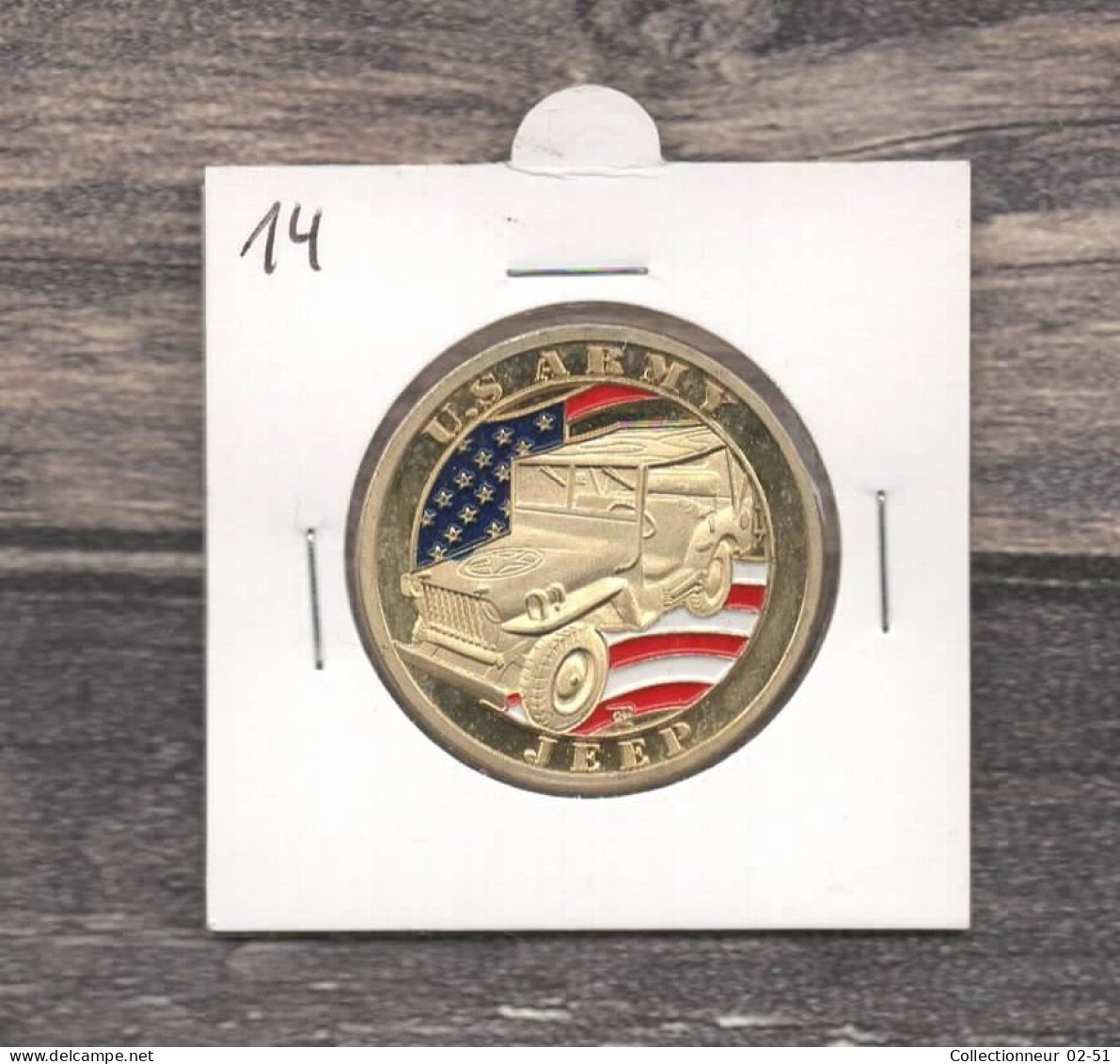 Médaille Souvenirs : U.S Army Jeep - Altri & Non Classificati
