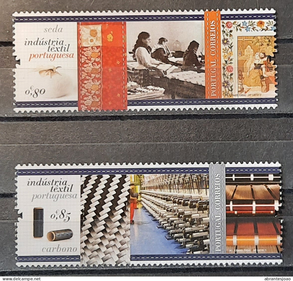 2017 - Portugal - MNH - Textile Industry In Portugal - 4 Stamps - Unused Stamps