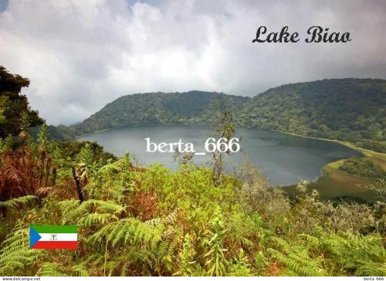 Equatorial Guinea Lake Biao Crater Lake New Postcard - Equatorial Guinea