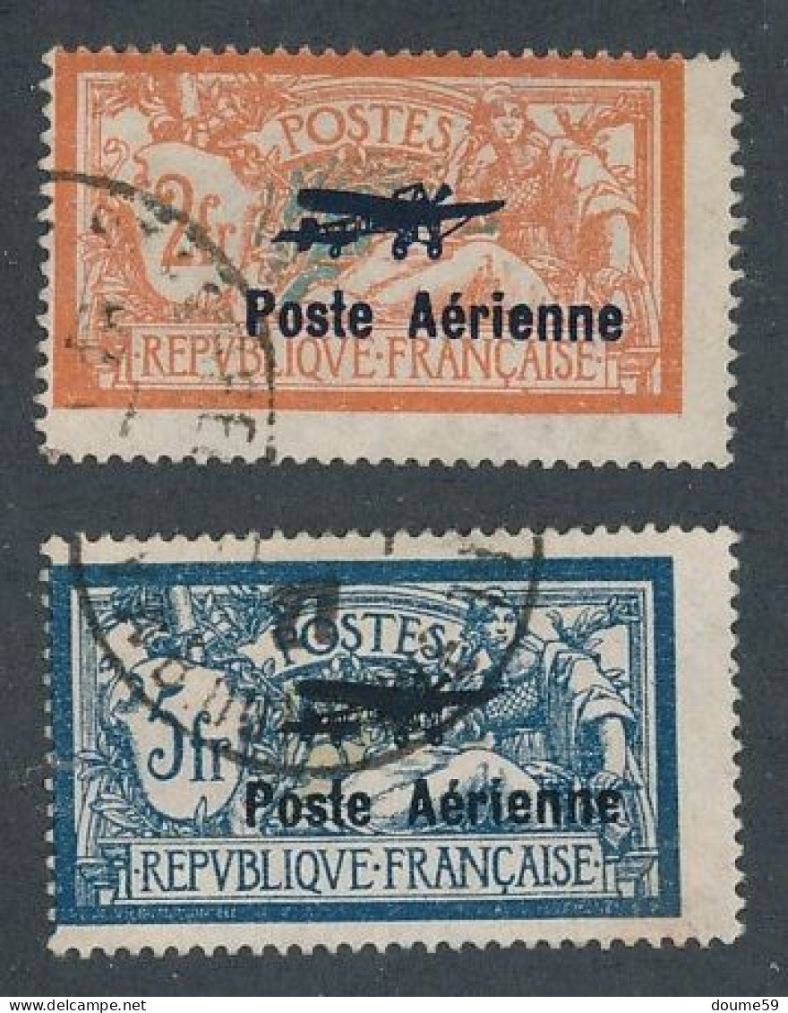 A-723: FRANCE: PA N°1/2 Obl, Très Décentrés - 1927-1959 Afgestempeld