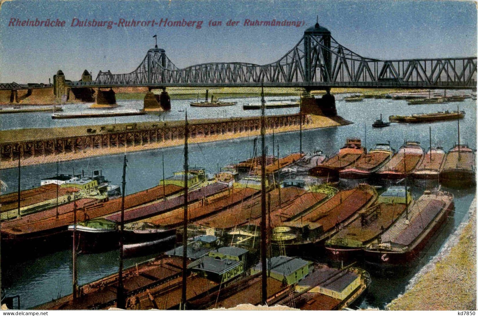 Duisburg Ruhrort Homberg - Rheinbrücke - Duisburg