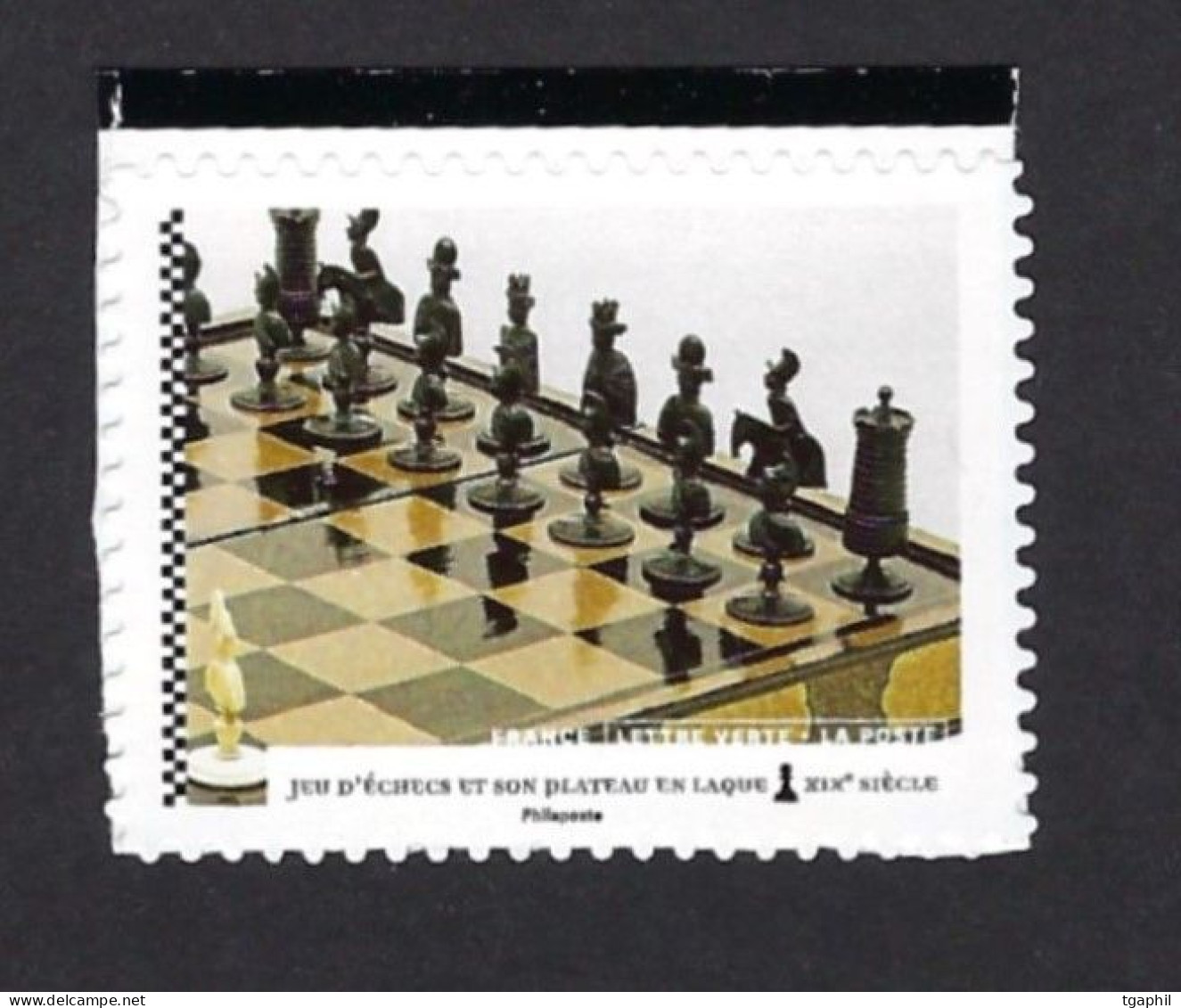 Jeu échecs En Laque, XIXème, Musée Des Châteaux De Rueil-Malmaison, 2015 - Ajedrez