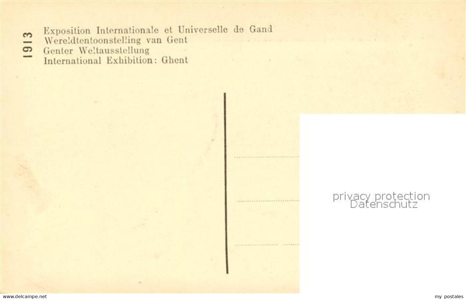 73336709 Gand Belgien Exposition Internationale Et Universelle Le Cheval Bayard  - Andere & Zonder Classificatie