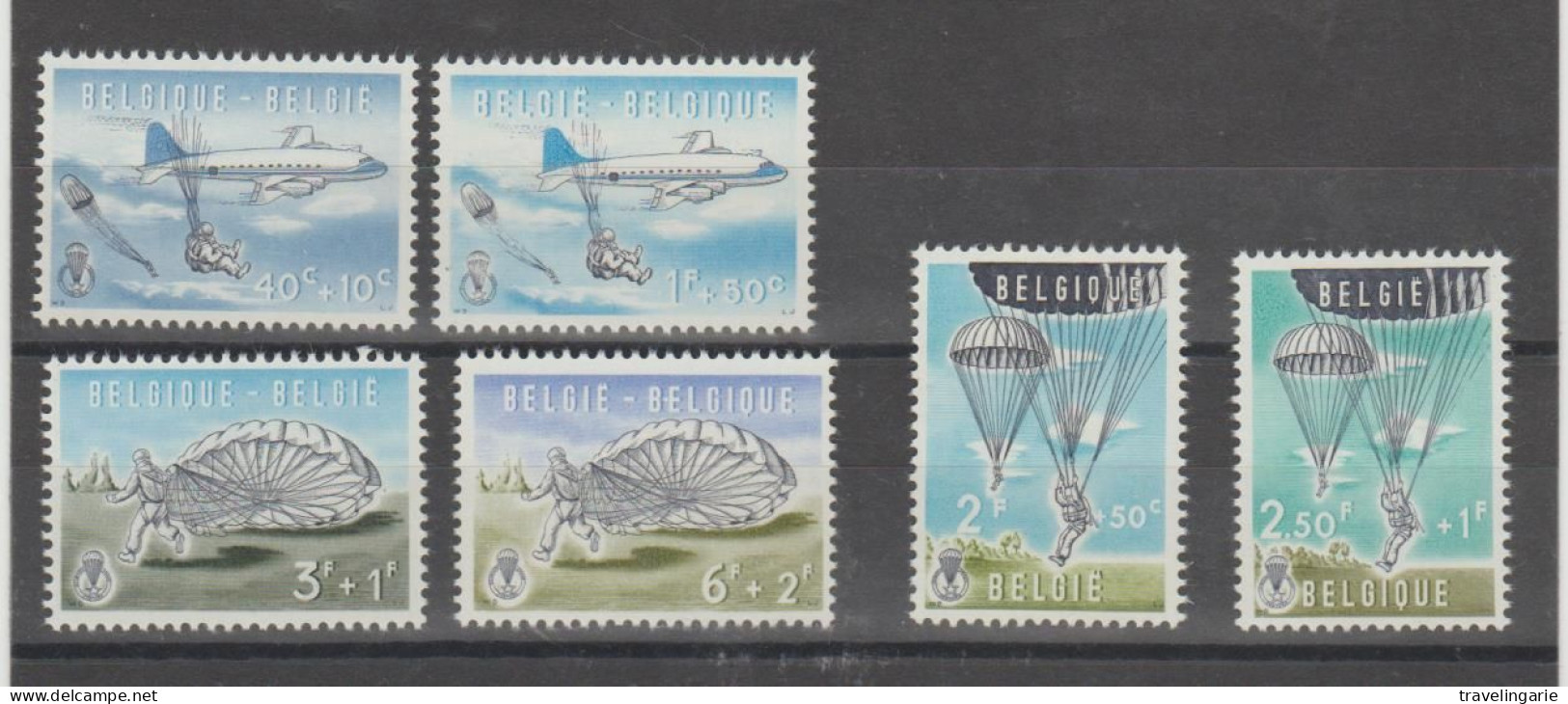 Belgium 1960 Parachute Jumping MNH ** - Ongebruikt