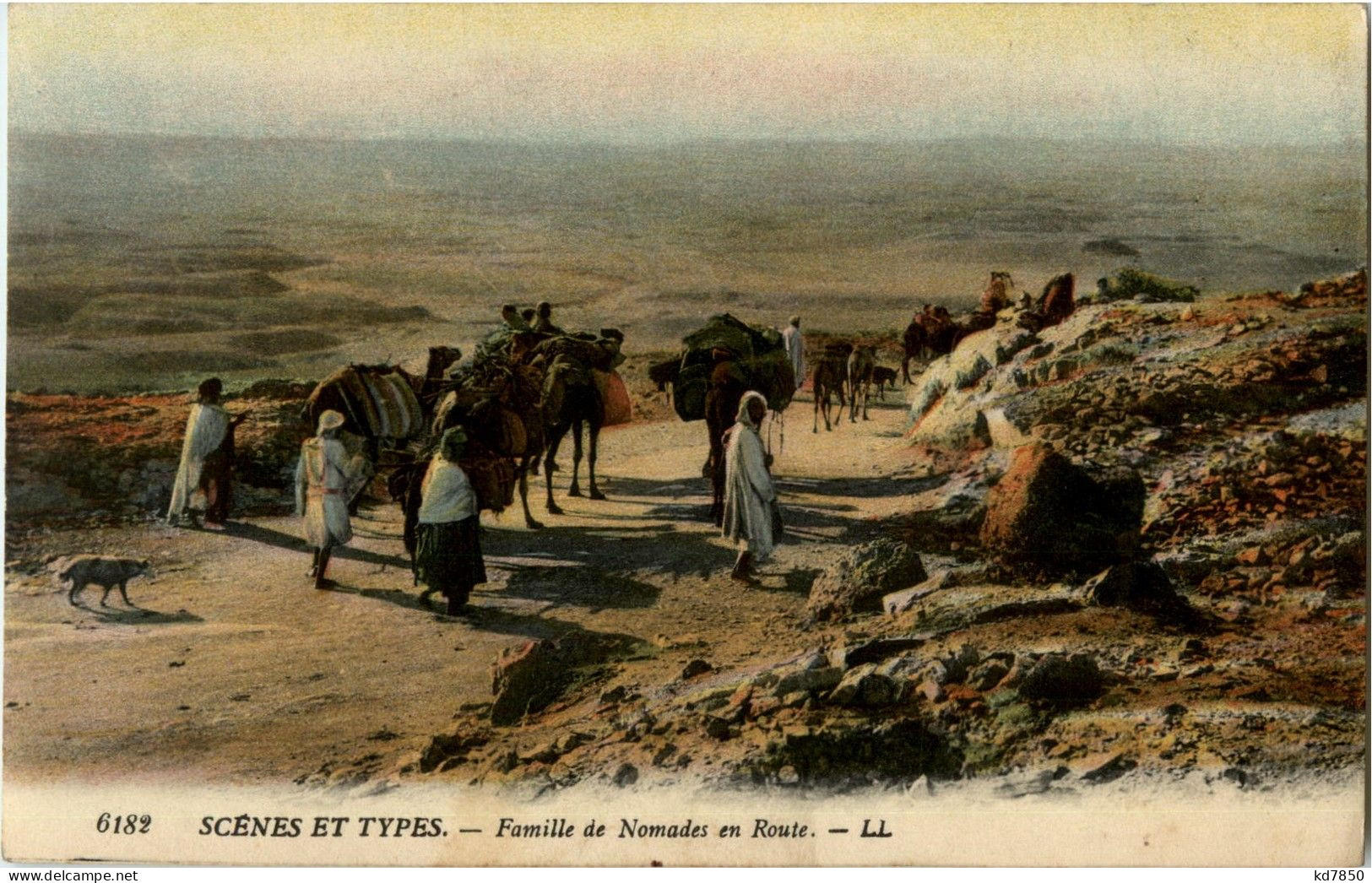 Scenes Et Types - Familie De Nomades En Route - Zonder Classificatie