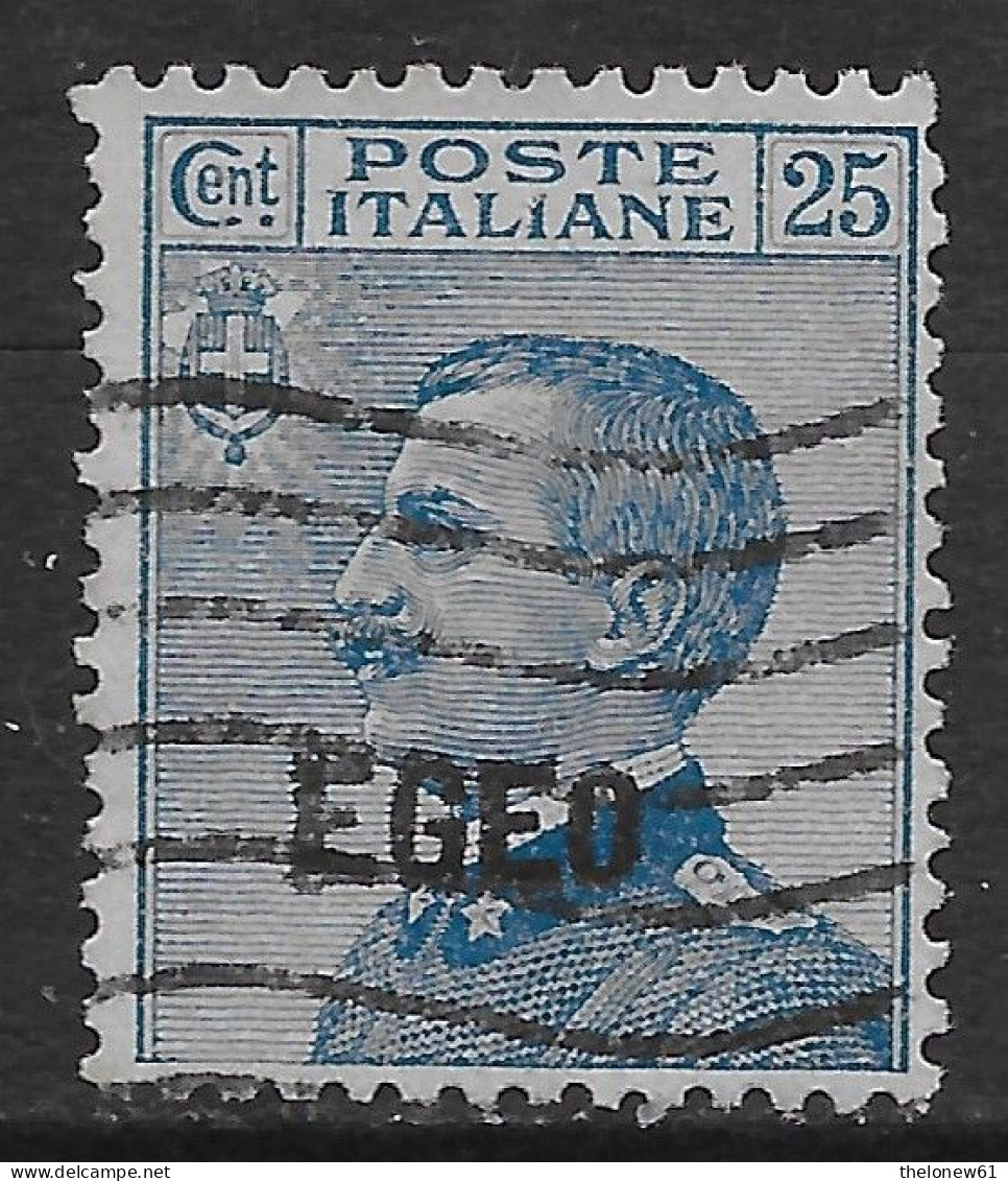 Italia Italy 1912 Colonie Egeo Michetti C25 Sa N.1 US - Egeo