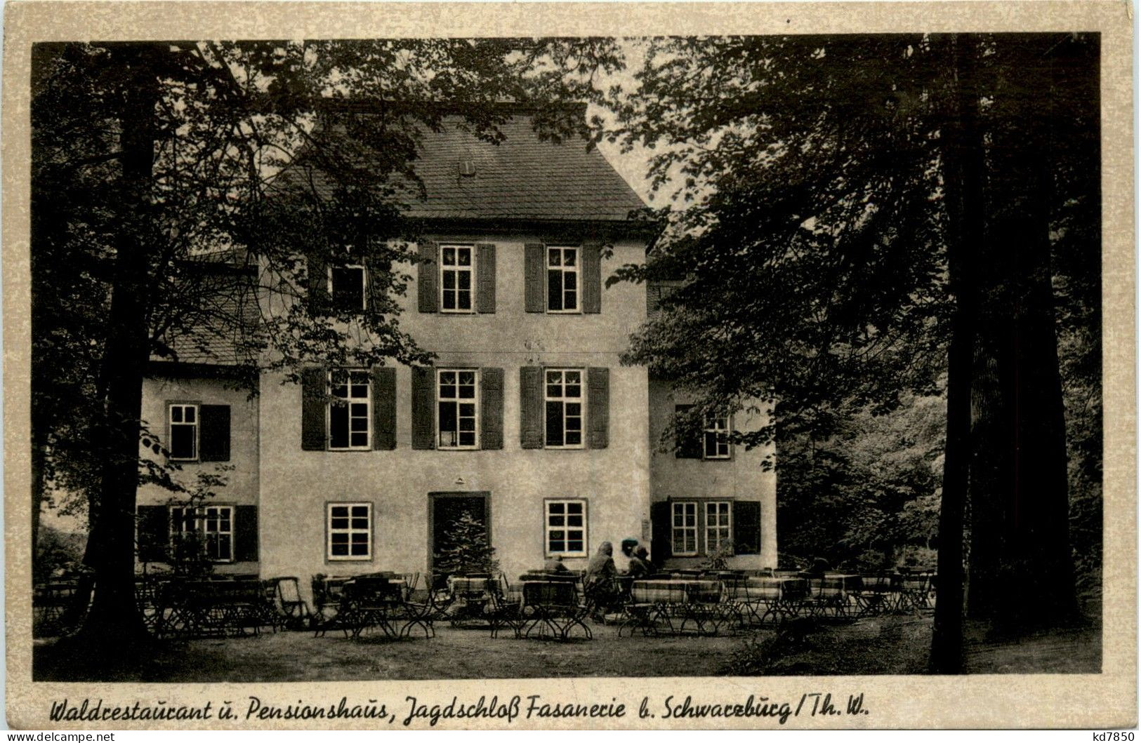 Schwarzburg/Thür. - Waldrestaurant U. Pensionshaus, Jagdschloss Fasanerie - Saalfeld