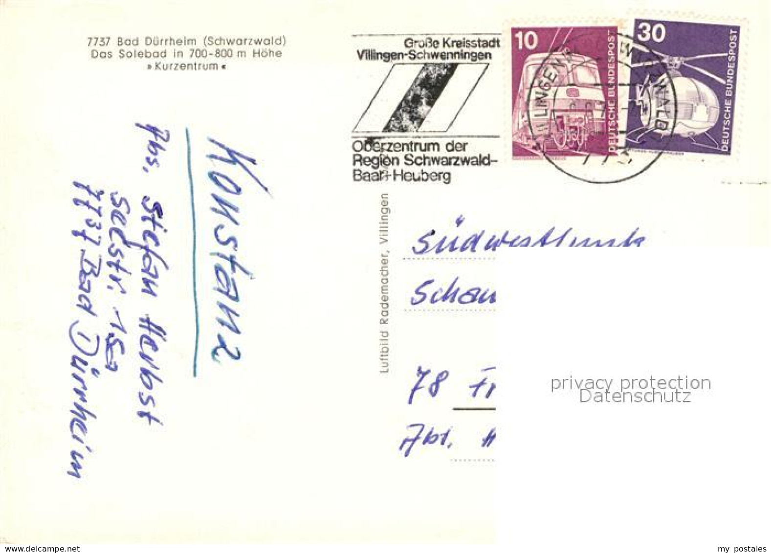 73336658 Bad Duerrheim Solebad Kurzentrum Fliegeraufnahme Bad Duerrheim - Bad Duerrheim