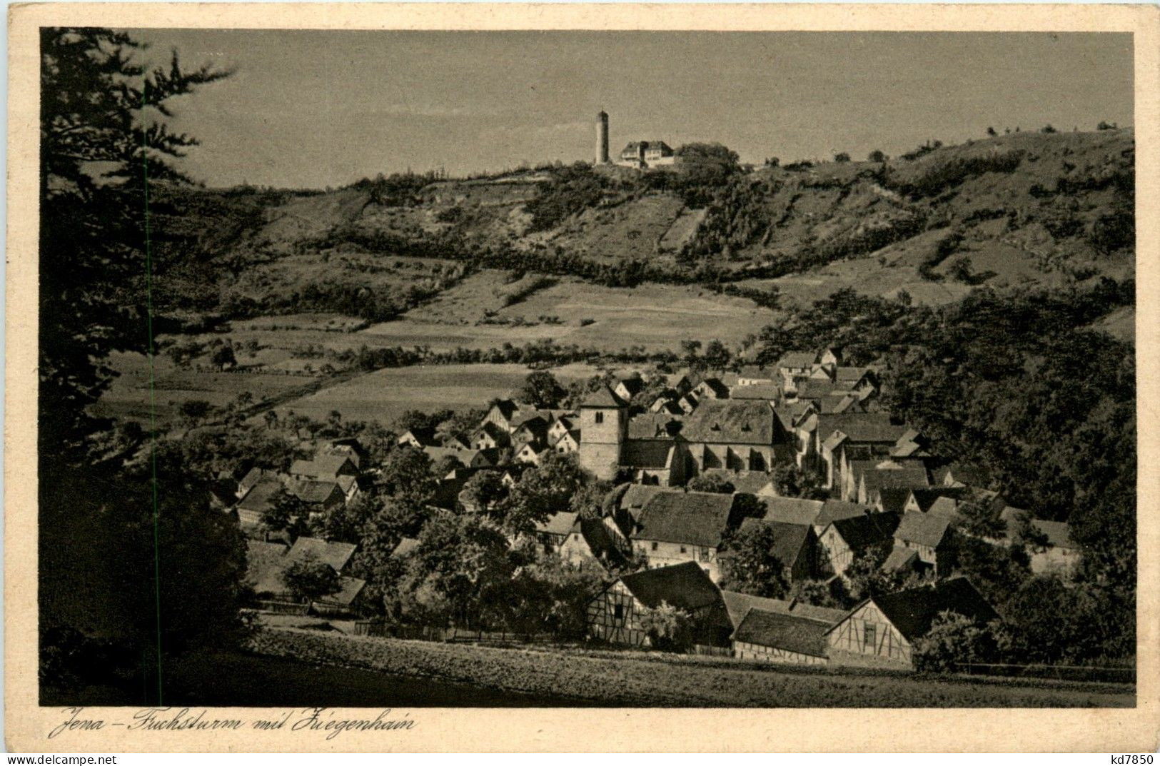 Jena - Hausberg Mit Fuchsturm Und Ziegenhain - Jena