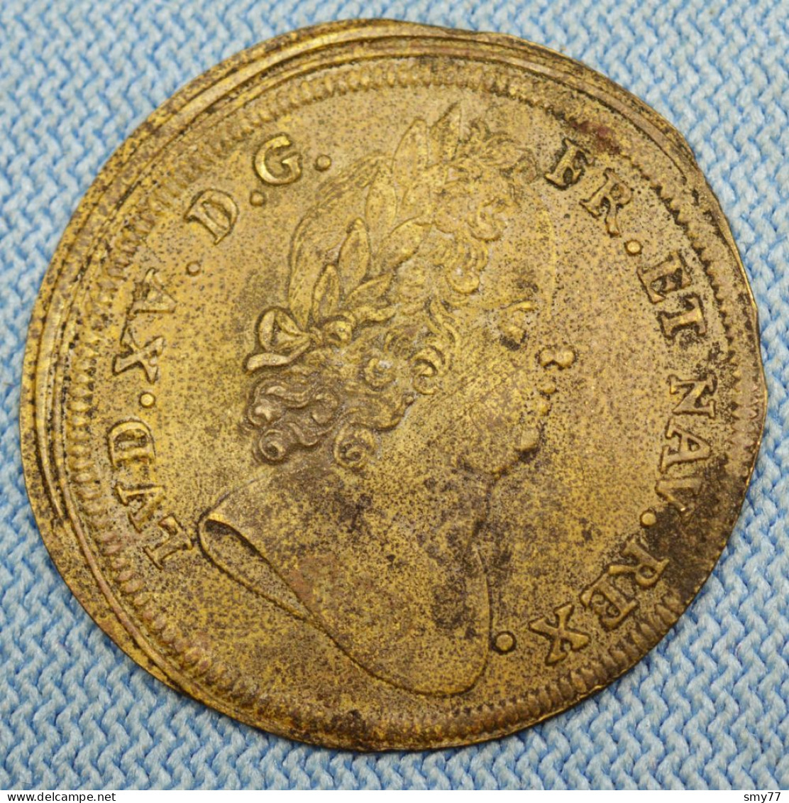 Jeton De Compte • Louis XV • ≈ 1730 • Double L Entrelacés • Ø 27 Mm • Nuremberg / Nürnberg • Feu# 13249 • [24-763] - Unclassified