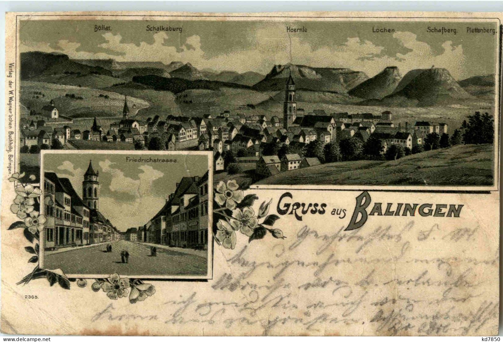 Gruss Aus Balingen - Litho - Balingen