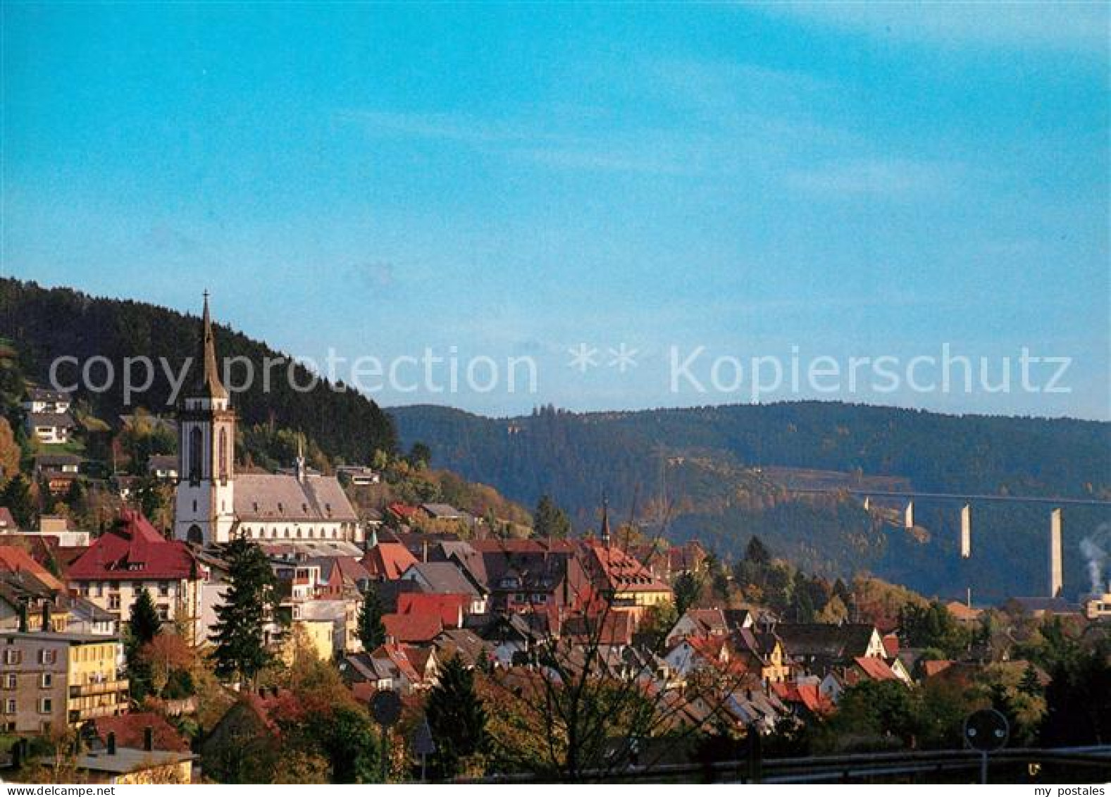 73336648 Titisee-Neustadt Panorama Mit Kirche Titisee-Neustadt - Titisee-Neustadt