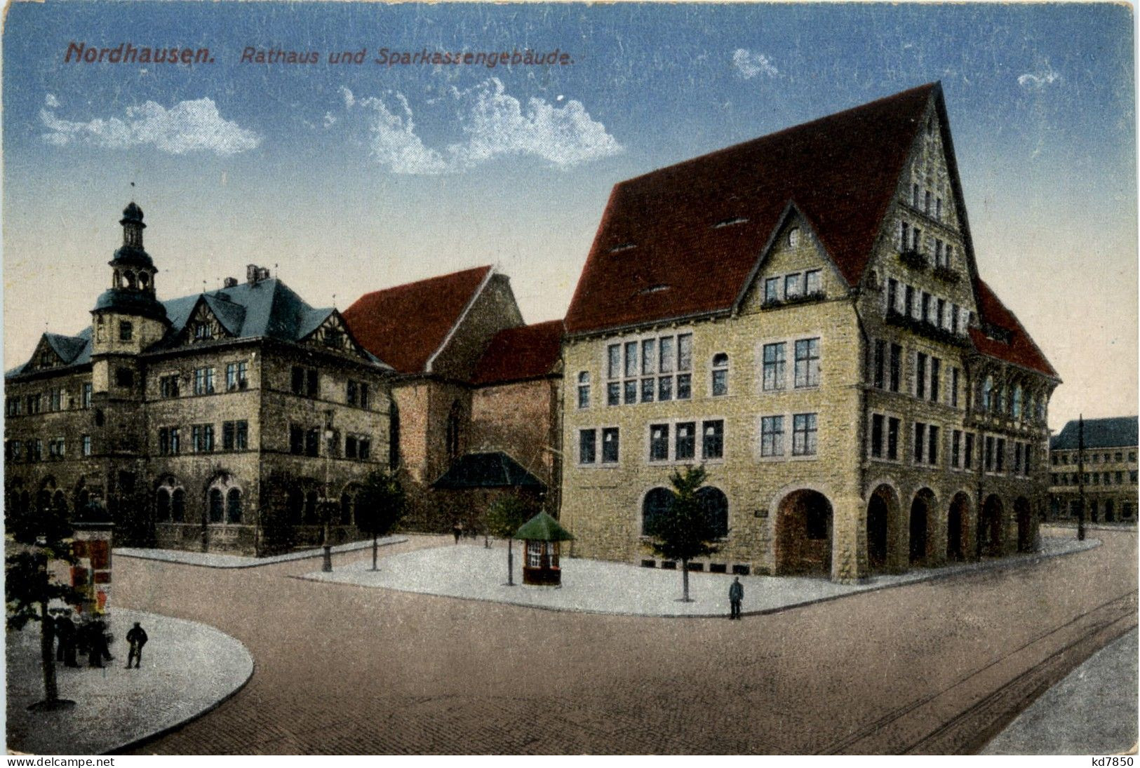 Nordhausen - Rathaus Und Sparkassengebäude - Nordhausen