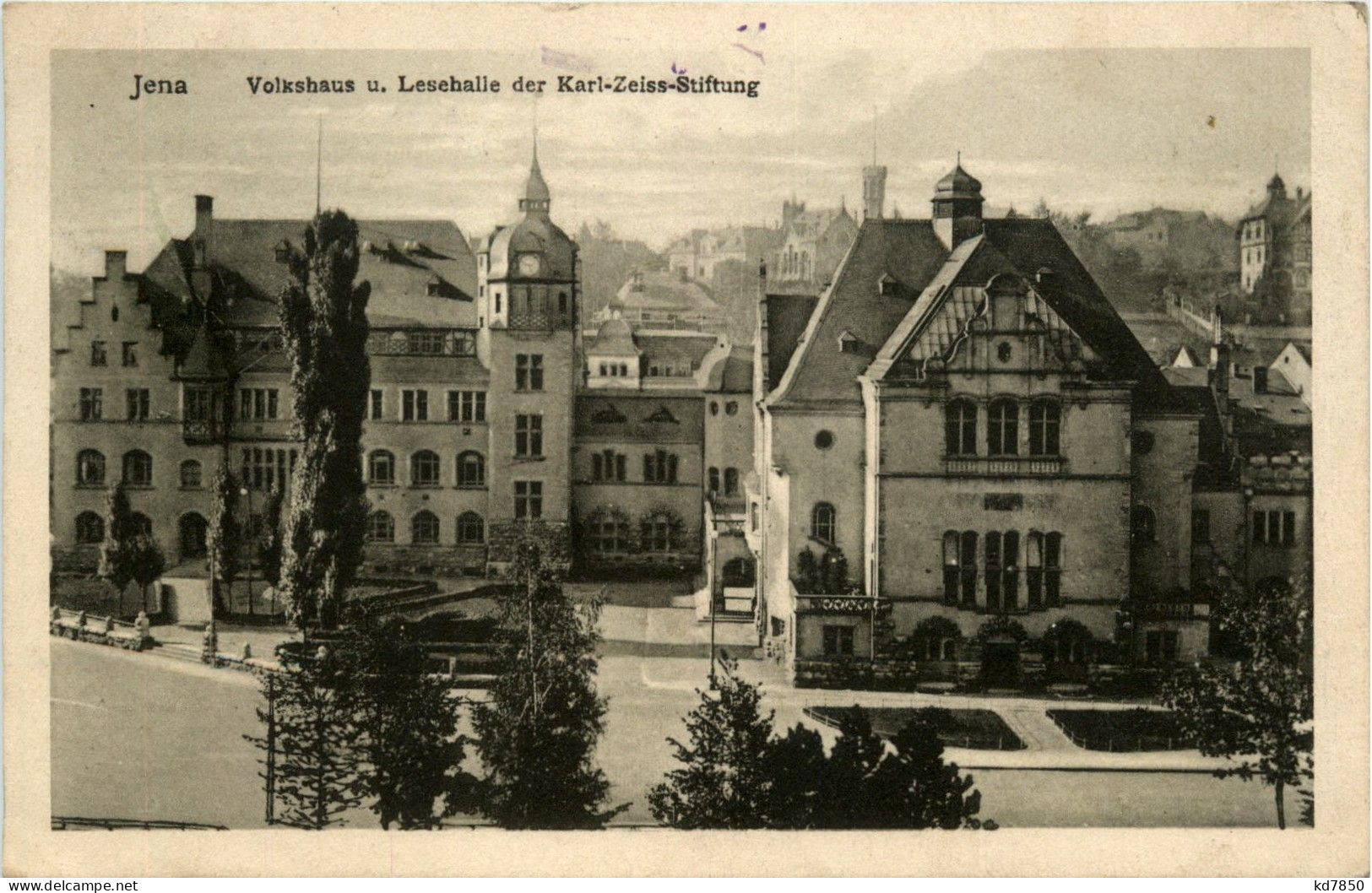 Jena - Volkshaus U. Lesehalle Der Karl-Zeiss-Stiftung - Jena