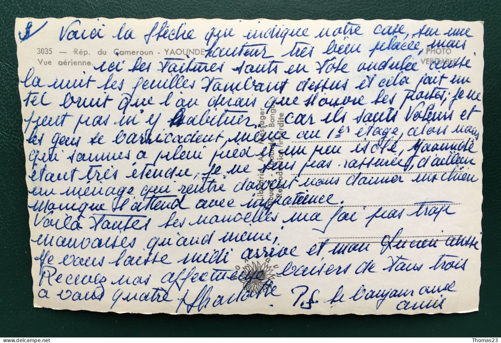 Yaoundé, Vue Aérienne, Lib "Au Messager", N° 3035 - Cameroon