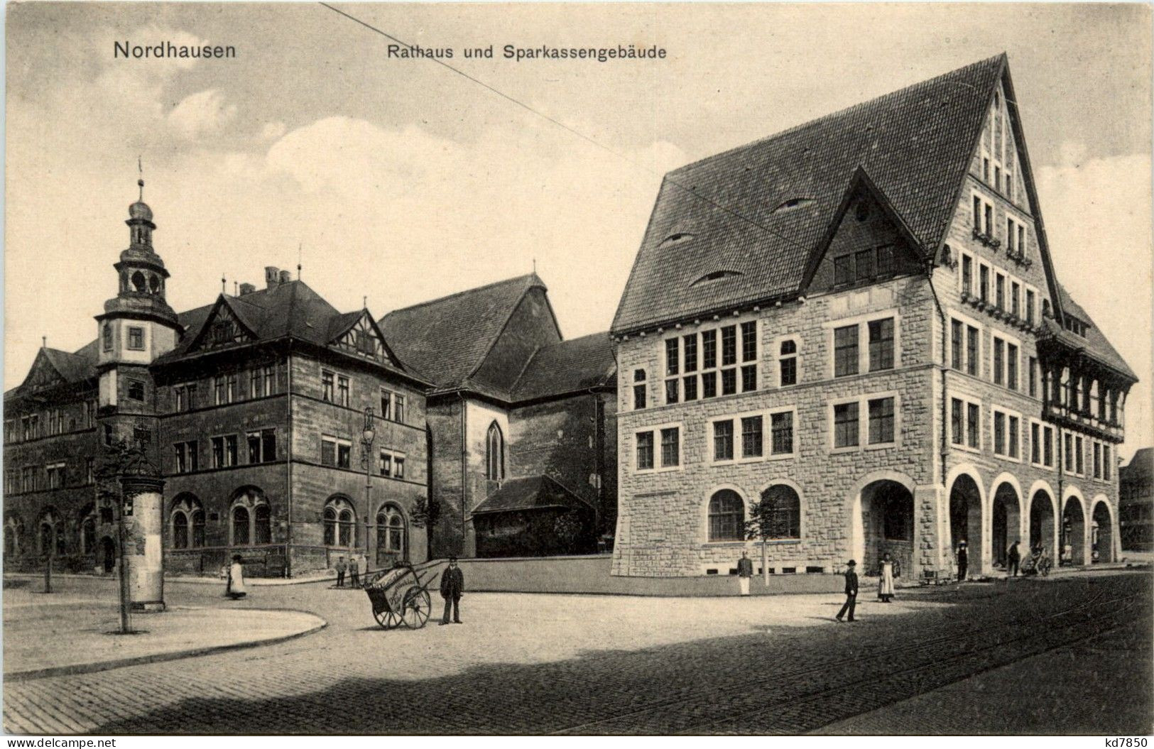 Nordhausen - Rathaus Und Sparkassengebäude - Nordhausen