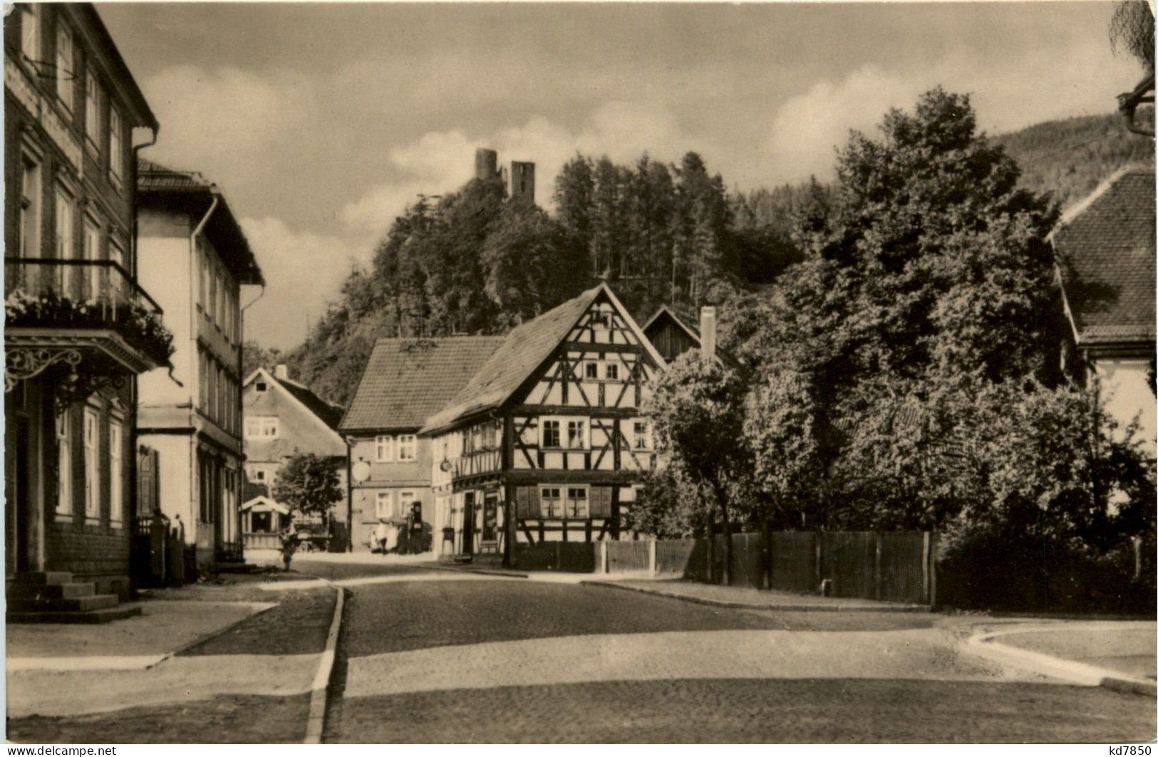 Steinbach-Hallenberg/Thür. - Blick Zur Hallenburg - Steinbach-Hallenberg