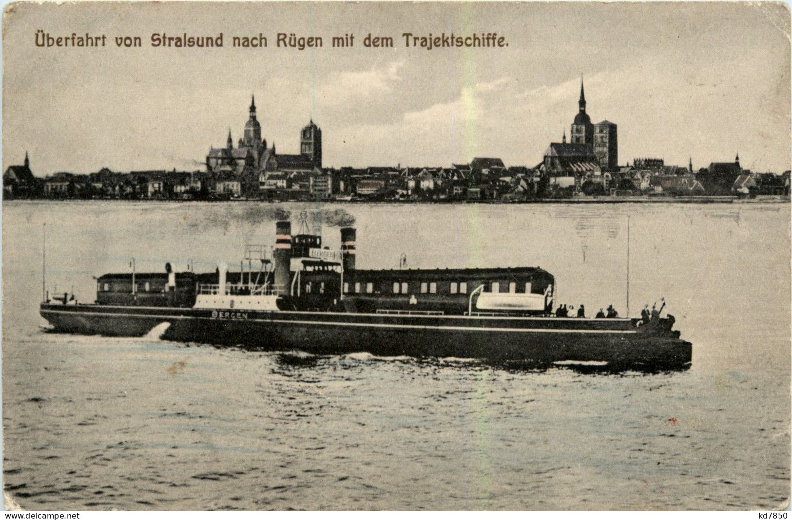 Stralsund - Überfahrt Nach Rügen Mit Dem Trajektschiffe - Stralsund