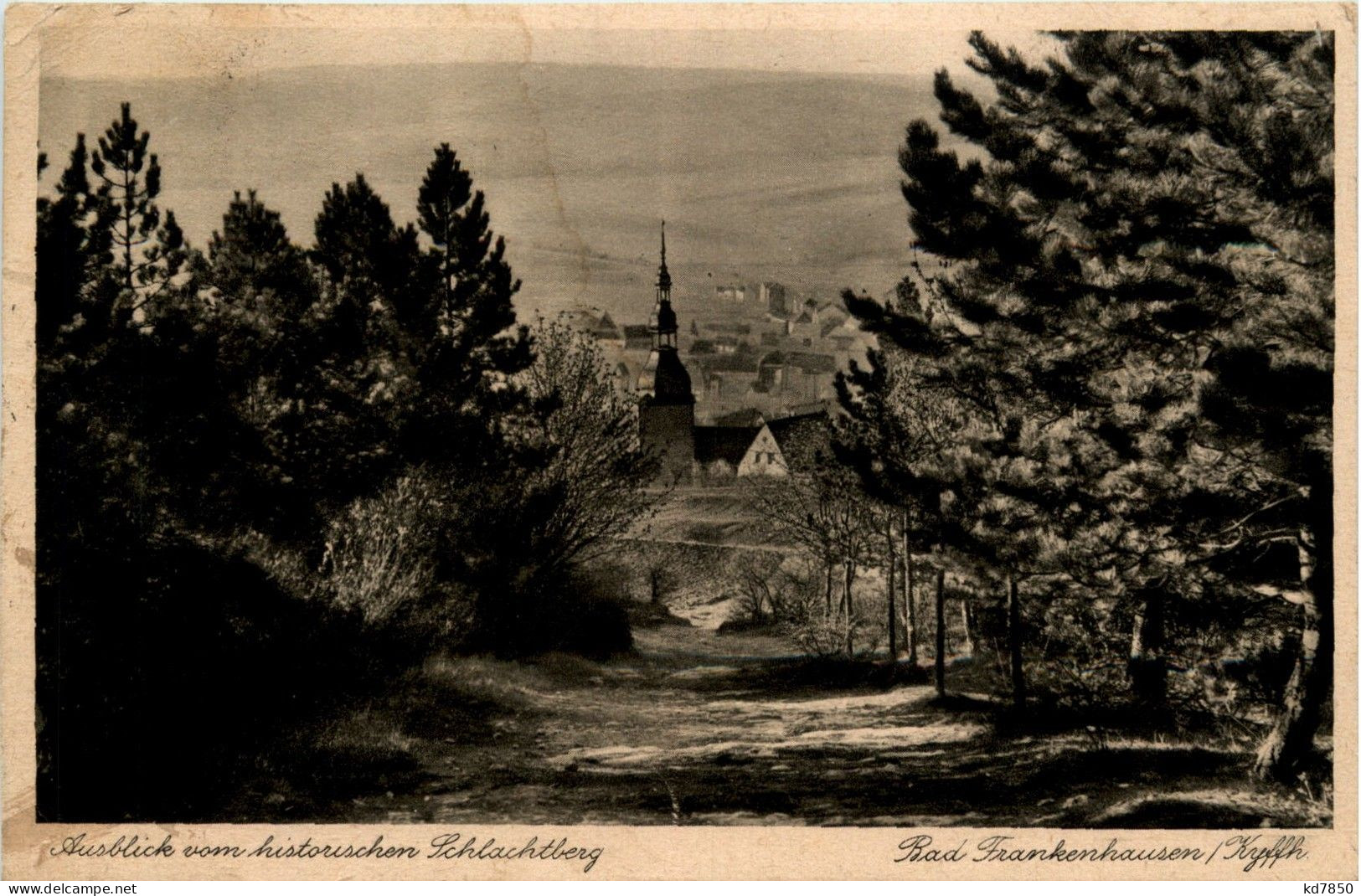 Solbad Frankenhausen - Ausblick Vom Historischen Schlachtberg - Kyffhäuser