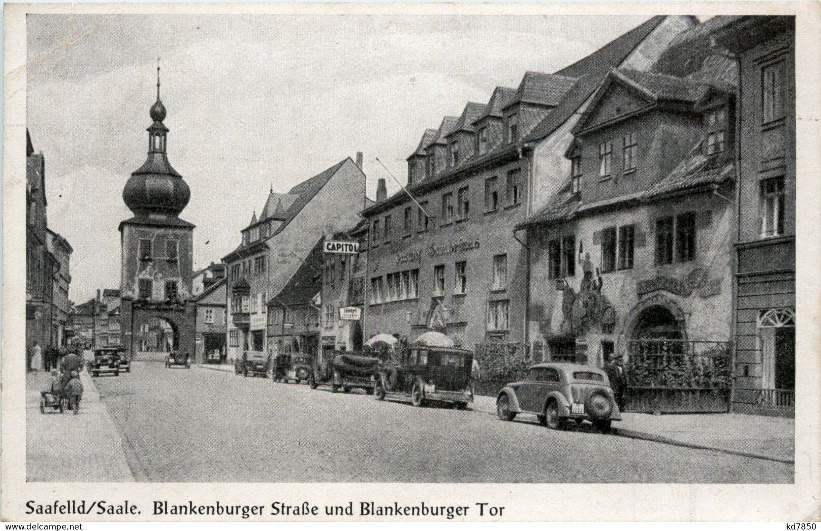 Saalfeld - Blankenburger Strasse Und Blankenburger Tor - Saalfeld