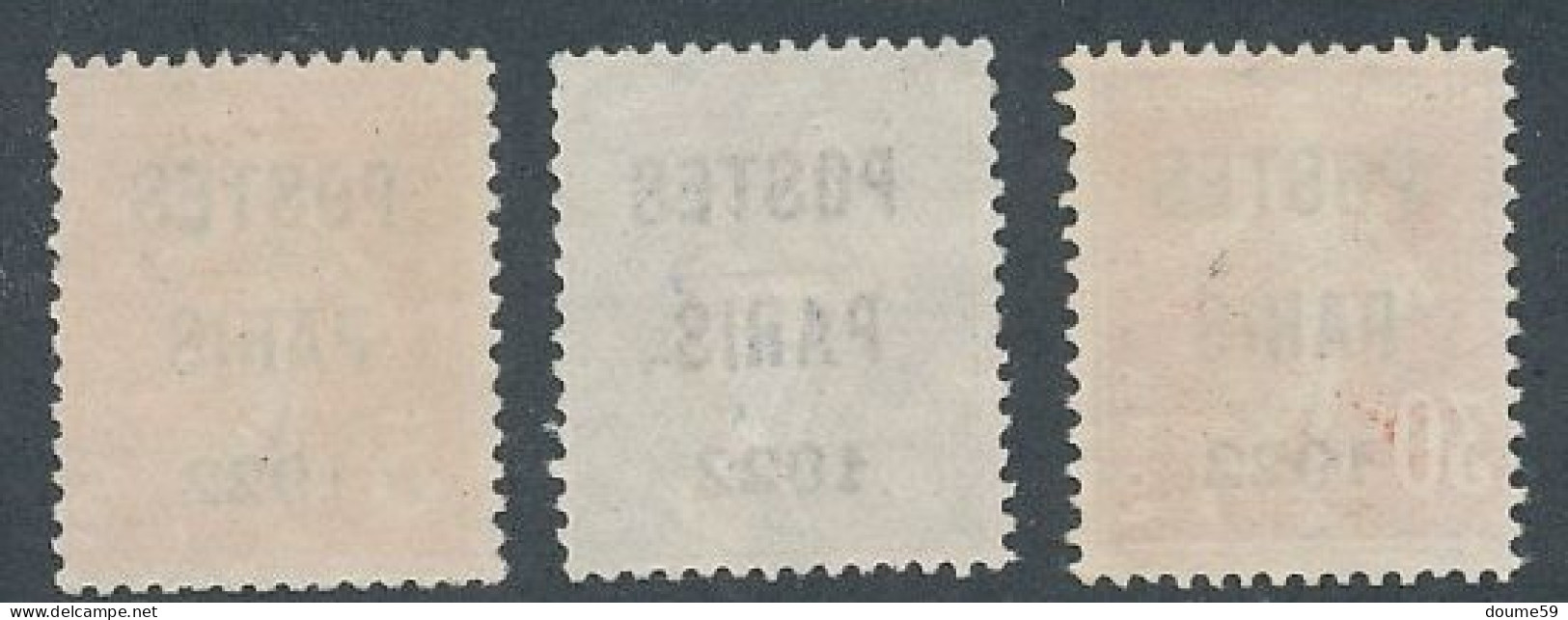 A-727: FRANCE: Préoblitérés N°30/32 NSG - 1893-1947