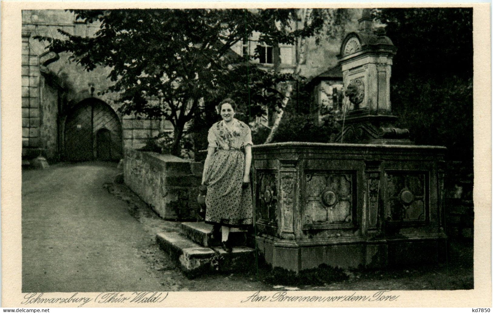 Schwarzburg I. Thür. - Am Brunnen Vor Dem Tore - Saalfeld