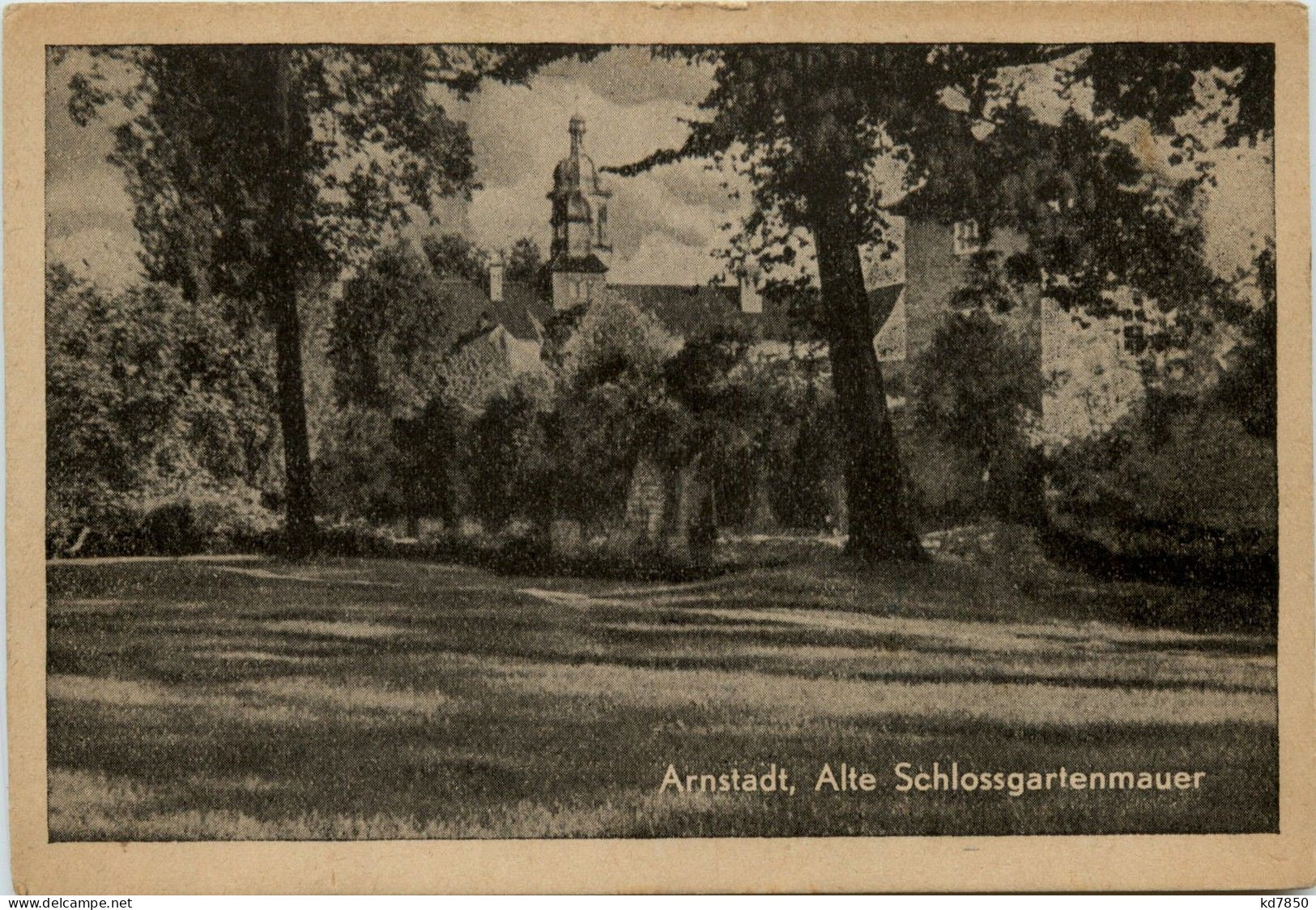 Arnstadt/Thür. - Alte Schlossgartenmauer - Arnstadt