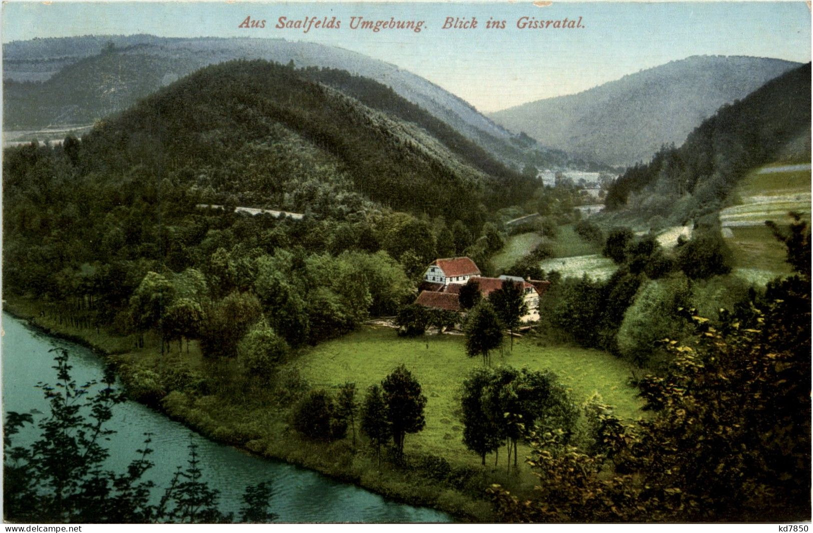 Saalfeld/Saale - Aus Saalfelds Umgebung - Blick Ins Gissratal - Saalfeld